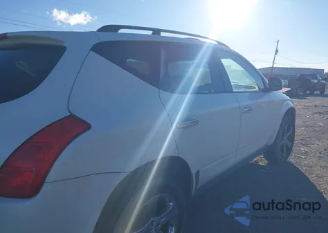 2004 Nissan Murano Sl из США, поврежденный, VIN JN8AZ08W94W304678